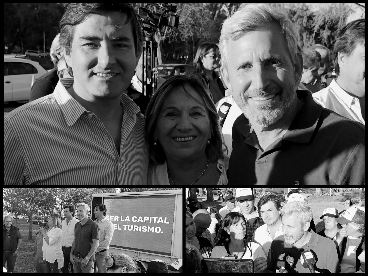 Frigerio y Bogdan cerraron la campaña con una caravana