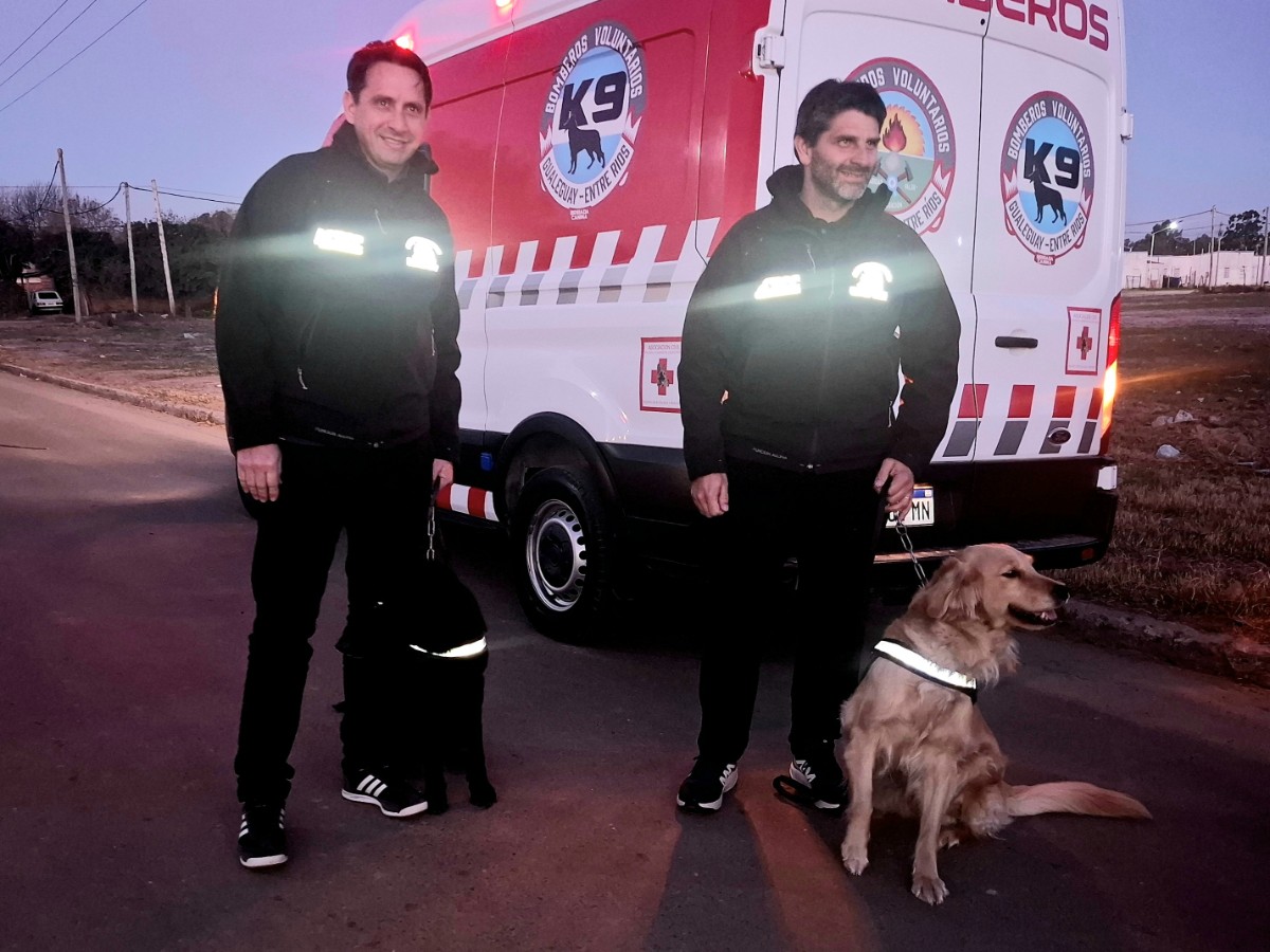 Fue bienvenido el equipo K9 de Bomberos de Venezuela